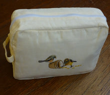 Load image into Gallery viewer, BLUEJAY YELLOW - EATING SEEDS