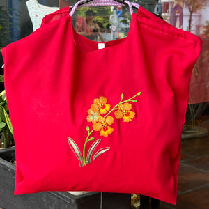 ORCHID FLOWER - EARTH BROWN