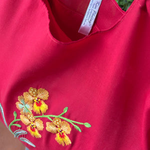 ORCHID FLOWER - EARTH BROWN