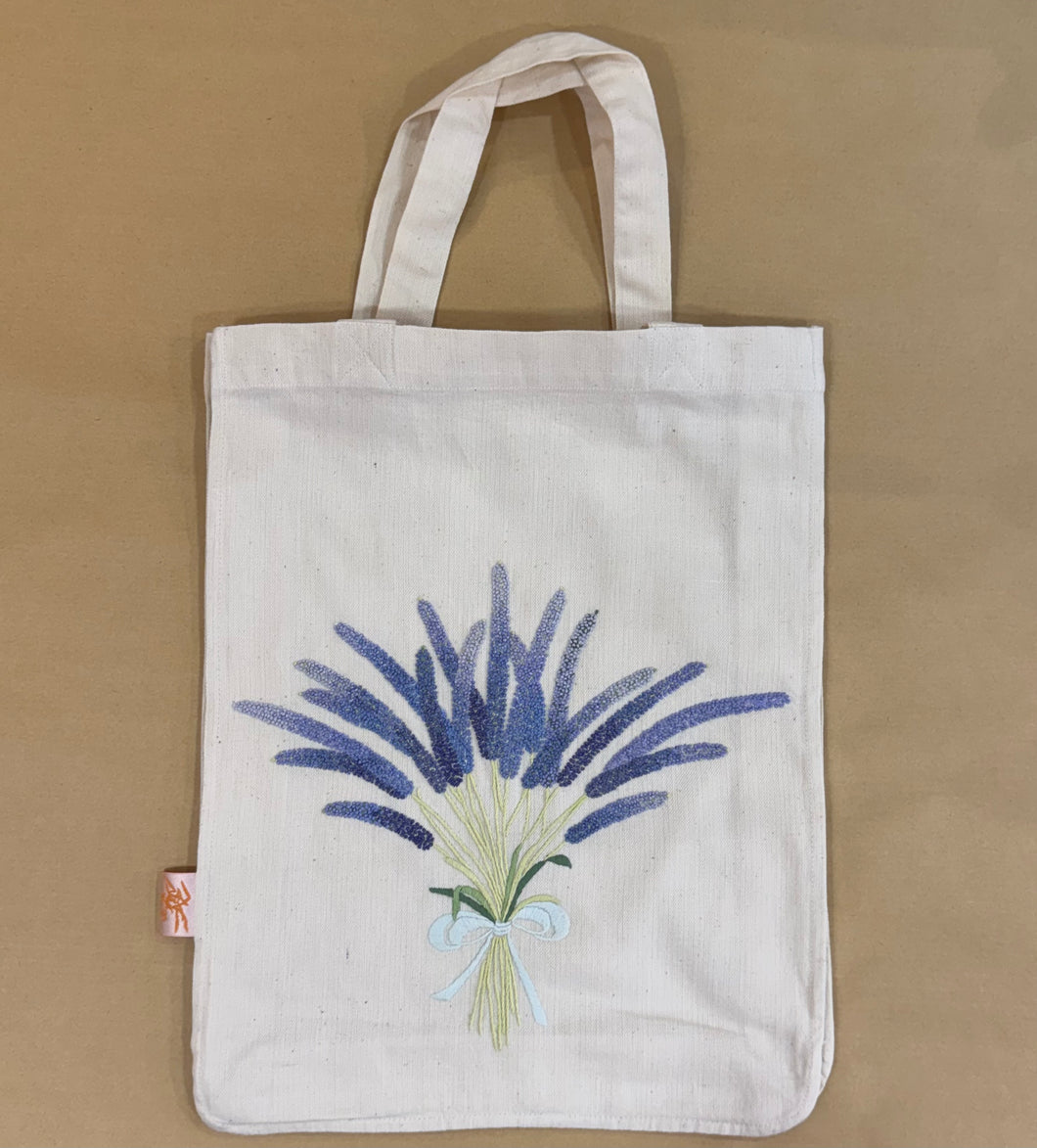 LAVENDER - BLUE - FRENCH KNOT