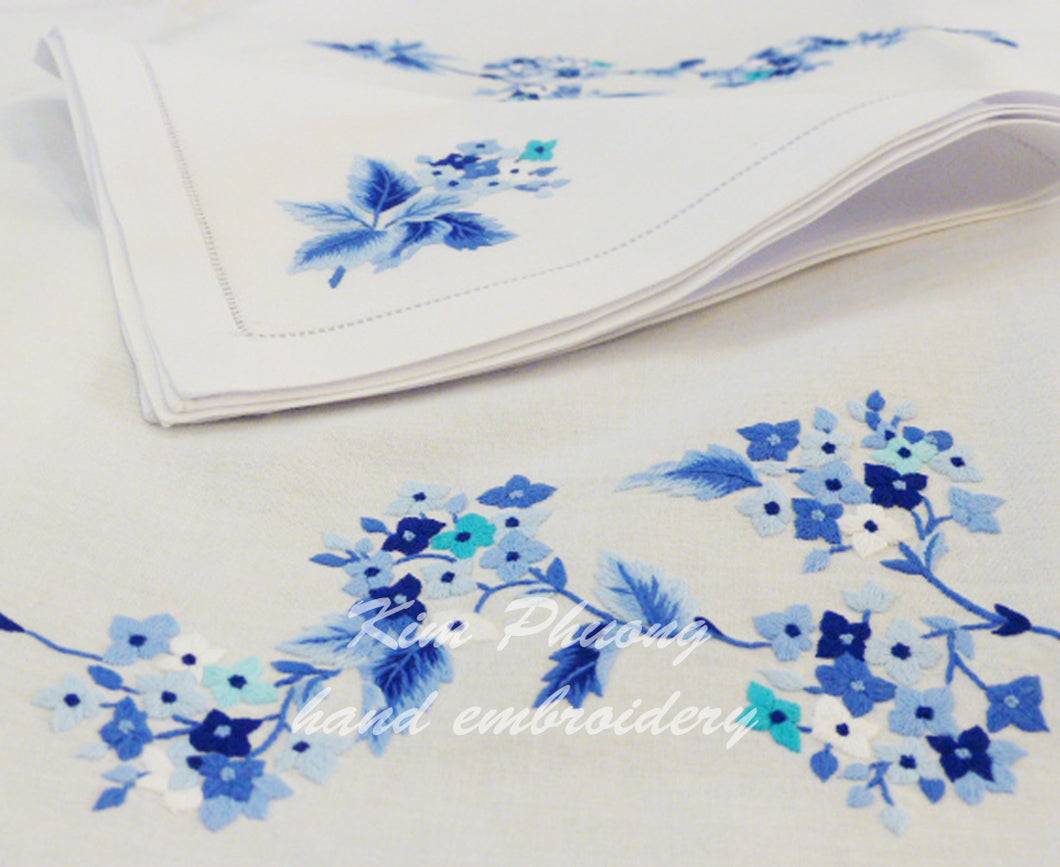 HYDRANGEA - BLUE LEAVES